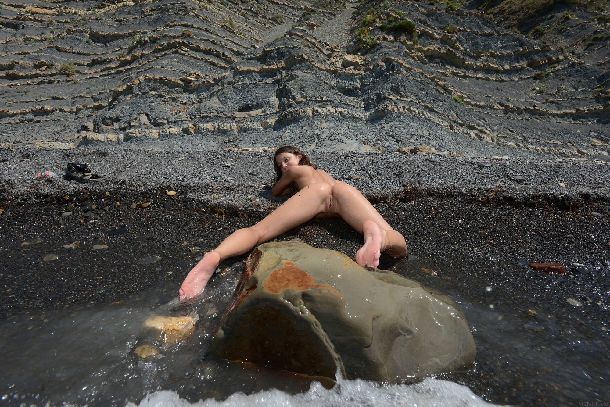 Изображение помечено: Skinny, Brunette, Foxy Di - Nensi B - Medina U, MET Art, Mikhail Paramonov - Paromov, Nature, Nyuso, Russian, Cute