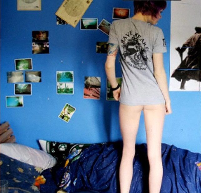 Изображение помечено: Skinny, Legs, Redhead, Ass - Butt