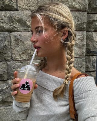 Изображение помечено: Blonde, Lotta Emilie Stichler, Braid, Cute, Face, Safe for work, Swedish