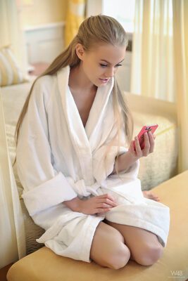 Изображение помечено: Blonde, Nancy Ace - Nancy A, Second Day with Nancy, Ukrainian, Watch4Beauty, Cute, Safe for work