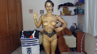 Изображение помечено: Brunette, Camgirl, GweenBlack, nood.tv, Body painting