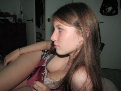Изображение помечено: Brunette, What is her name, Cute, Lingerie