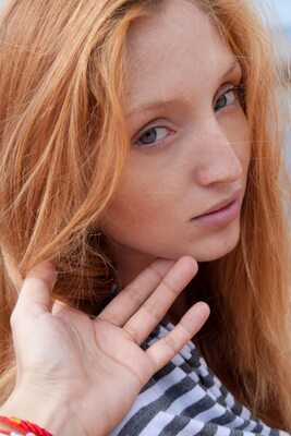 Изображение помечено: Eyes, Fugite, MET Art, Red Fox - Michelle Starr - Michelle H, Redhead, Ukrainian, Face, Safe for work