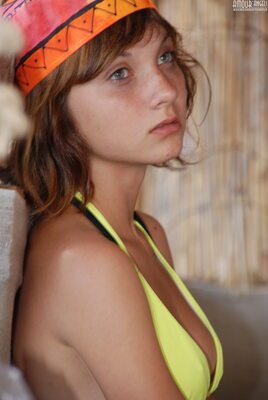 Изображение помечено: Skinny, Amour Angels, Bikini, Erene - Vera B - Katya, Eyes, Kazantip, Redhead, Russian, Skokov, Cute, Face, Safe for work