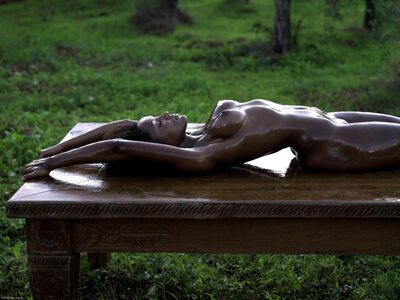 Изображение помечено: Skinny, Black, Hegre Art, Boobs, Oiled, Sexy Wallpaper, Small Tits, Tummy