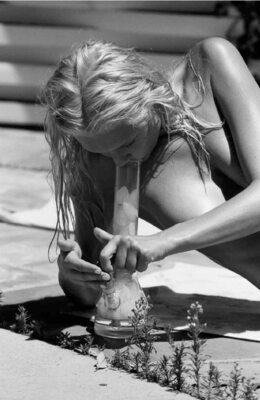 Изображение помечено: Skinny, American, Black and White, Blonde, Delilah Summer Parillo, Henrik Purienne, Cute