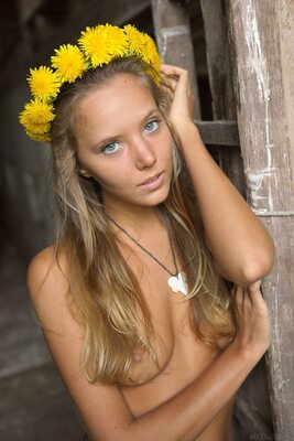 Изображение помечено: Skinny, Blonde, Eyes, Katya Clover - Mango A, MET Art, Memorigo, Russian, Cute, Small Tits