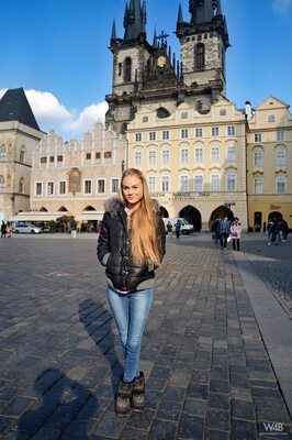 Изображение помечено: Skinny, Blonde, Nancy Ace - Nancy A, Second Day with Nancy, Smiling, Ukrainian, Watch4Beauty, Cute, Safe for work