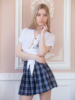 Изображение помечено: Skinny, Blonde, Eyes, Viktoriya Dorofeeva - Rare Tori - Red Royz, Cute, Small Tits