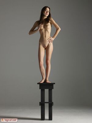 Изображение помечено: Skinny, Brunette, Hegre Art, Kiki, Monumental, Legs, Small Tits