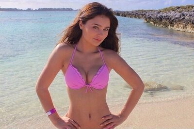 Изображение помечено: Skinny, Beach, Bikini, Brunette, Canadian, Sophi Knight, Cute, Tummy