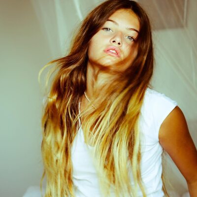 Изображение помечено: Skinny, Brunette, Thylane Blondeau, Celebrity - Star, Cute, Eyes, French, Safe for work