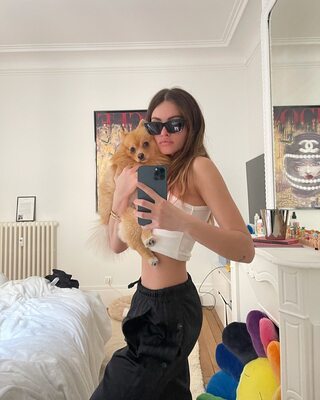 Изображение помечено: Skinny, Brunette, Thylane Blondeau, Celebrity - Star, Cute, French, Safe for work, Selfie